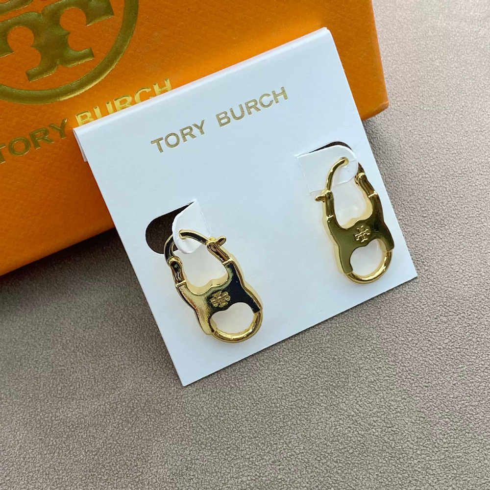 Tory Burch Gold Bottle Opener Earrings
